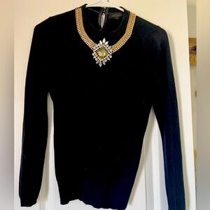 Ted baker embellished cashmere sweater size 0